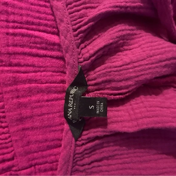 Banana Republic magenta purple boho maxi dress small - Picture 4 of 5